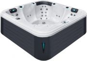 Гидромассажный бассейн Passion Spas Relax (204х204х85 см), Серебристо-белый
