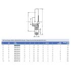 Фланець жорсткий ПВХ Effast RDRFFD0400, d40 мм