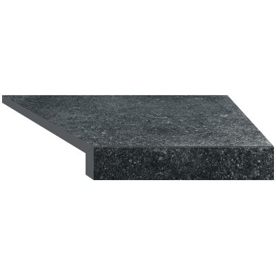 Кутовий Г-подібний елемент бортової плитки Aquaviva Granito Black, 595x345x50(20) мм (правий/45°) Кутовий Г-подібний елемент бортової плитки Aquaviva Granito Black, 595x345x50(20) мм (правий/45°)