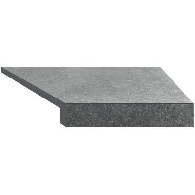 Кутовий Г-подібний елемент бортової плитки Aquaviva Granito Gray, Г-подібний, 595x345x50(20) мм (правий/45°) Кутовий Г-подібний елемент бортової плитки Aquaviva Granito Gray, Г-подібний, 595x345x50(20) мм (правий/45°)
