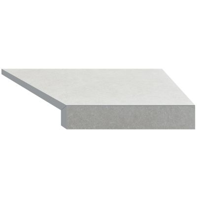 Кутовий Г-подібний елемент бортової плитки Aquaviva Granito Light Gray, 595x345x50(20) мм (правий/45°) Кутовий Г-подібний елемент бортової плитки Aquaviva Granito Light Gray, 595x345x50(20) мм (правий/45°)
